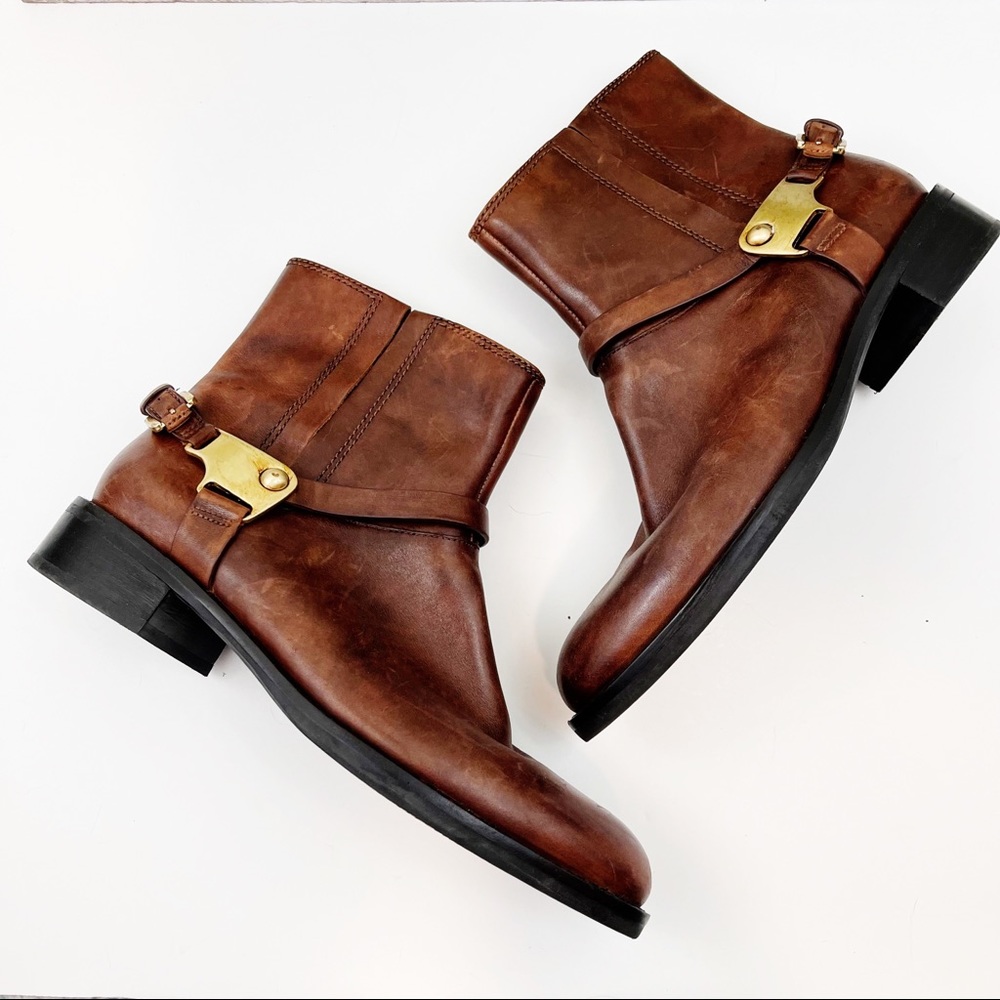 ECCO Hobart Harness Ankle Riding Boots - Picture 1 of 9